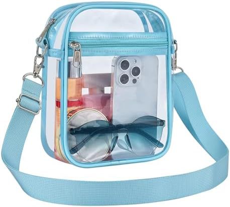 Uspeclare Transparent Wallet Stadium Approved Crossbody Bag Unisex Crossbody Bag