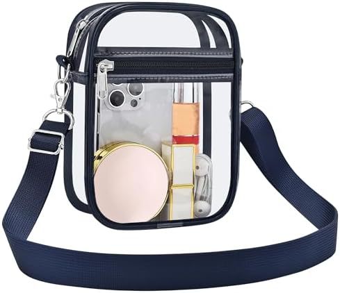 Uspeclare Transparent Wallet Stadium Approved Crossbody Bag Unisex Crossbody Bag