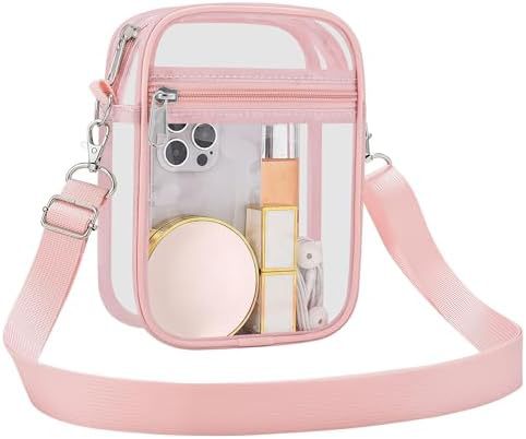 Uspeclare Transparent Wallet Stadium Approved Crossbody Bag Unisex Crossbody Bag