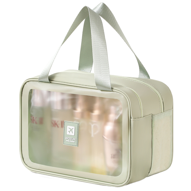 Waterproof Portable Toiletry Bag, New Makeup Bag with Dry and Wet Separation, Bath Pouch, Swimming Storage Bag, Women's Travel Cosmetics
