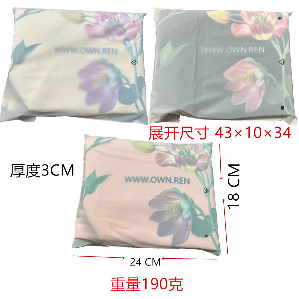 Canvas tote bag tulip printed canvas bag source manufacturer self-operated and self-sold www.own.ren brand