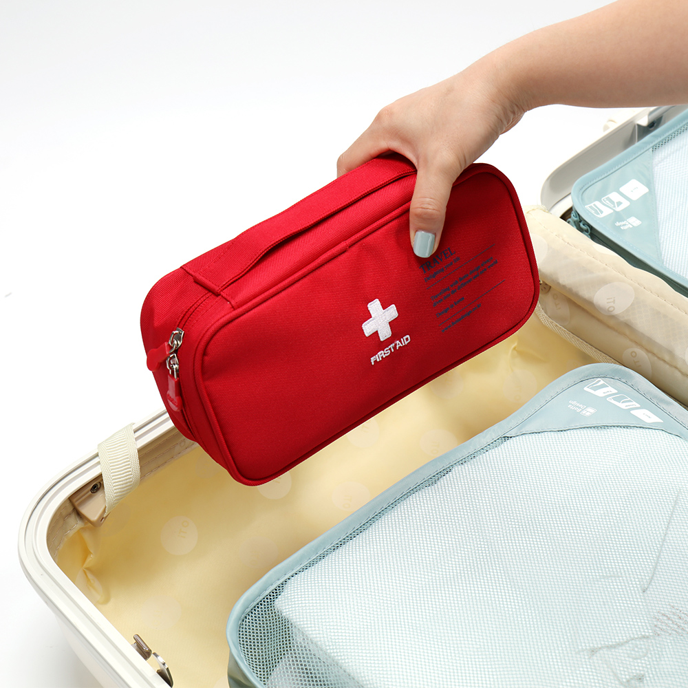 Portable Large-Capacity Medicine Box for Students in Dormitories, Large and Small Medicine Boxes, Travel Medicine Bags