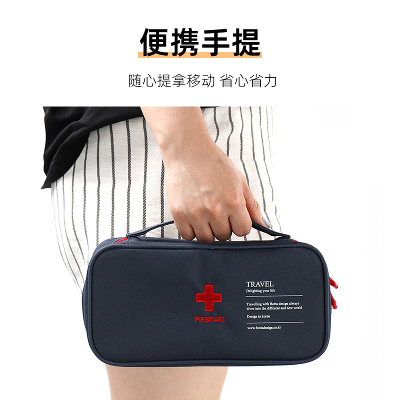 Portable Large-Capacity Medicine Box for Students in Dormitories, Large and Small Medicine Boxes, Travel Medicine Bags