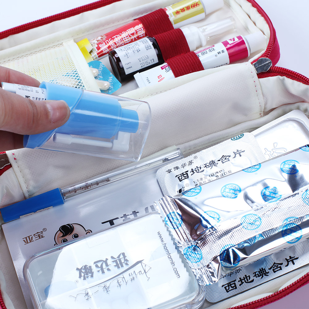 Portable Large-Capacity Medicine Box for Students in Dormitories, Large and Small Medicine Boxes, Travel Medicine Bags