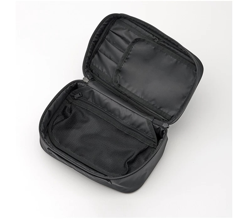 Muji Nylon Cosmetic Bag Toiletry Bag Travel Home Large Capacity Storage Partition