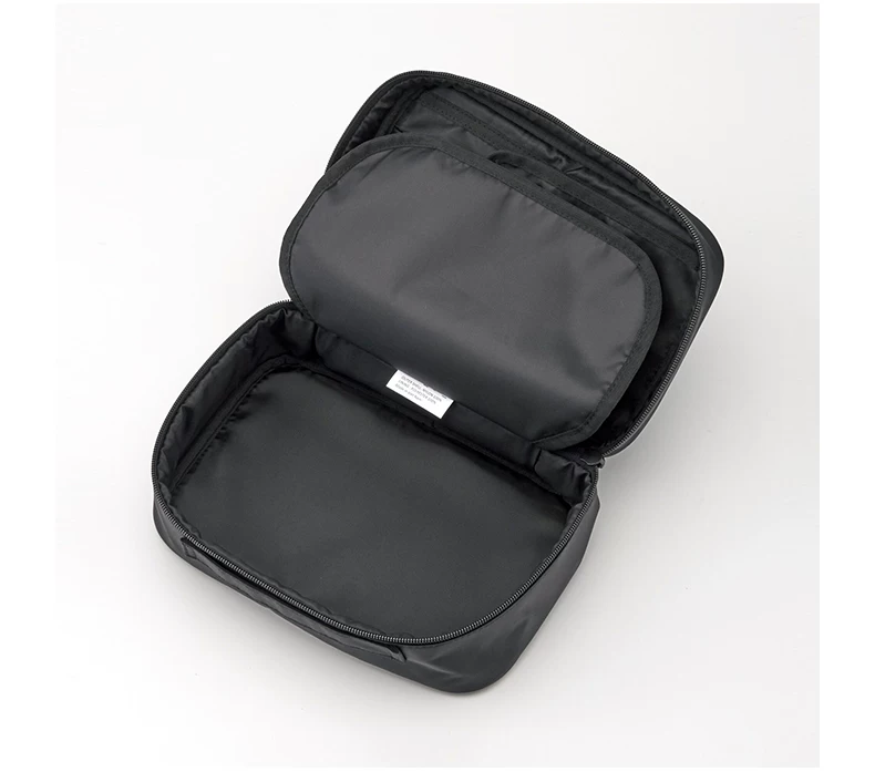 Muji Nylon Cosmetic Bag Toiletry Bag Travel Home Large Capacity Storage Partition