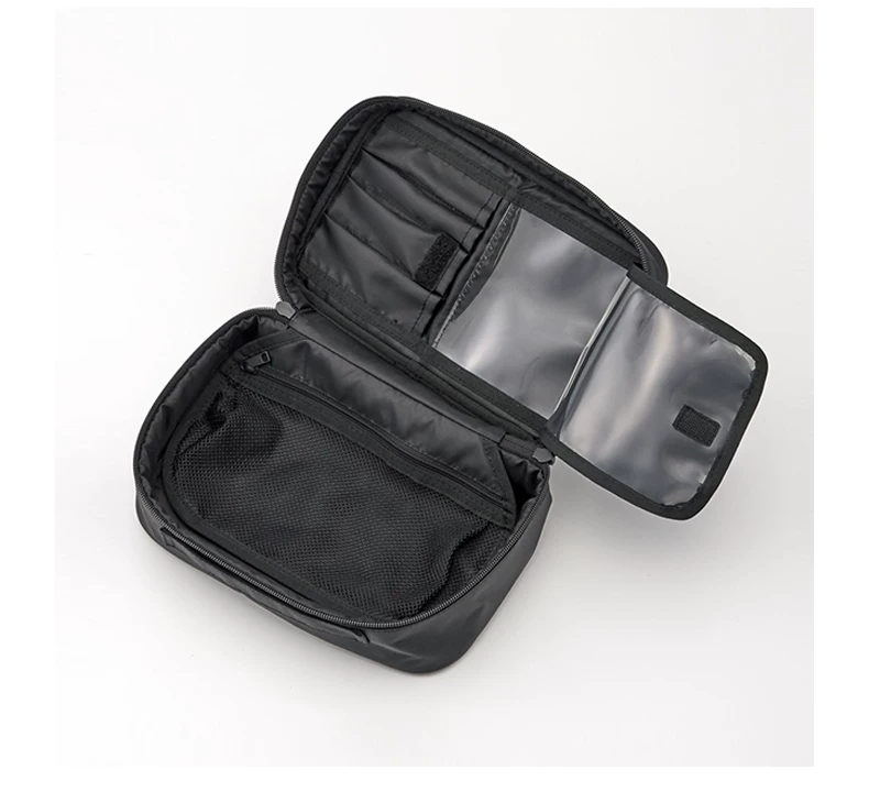 Muji Nylon Cosmetic Bag Toiletry Bag Travel Home Large Capacity Storage Partition