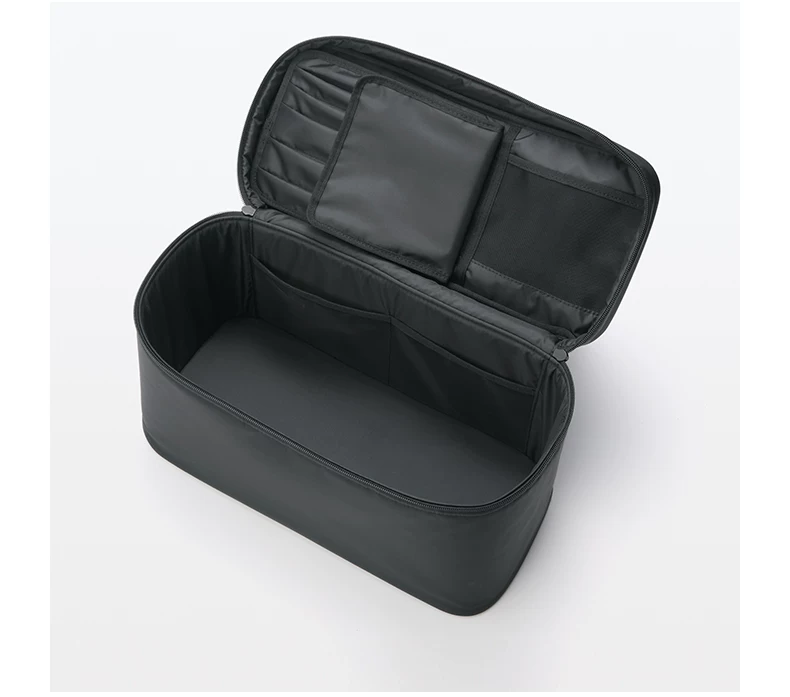 Muji Nylon Cosmetic Bag Toiletry Bag Travel Home Large Capacity Storage Partition
