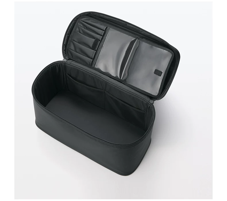 Muji Nylon Cosmetic Bag Toiletry Bag Travel Home Large Capacity Storage Partition